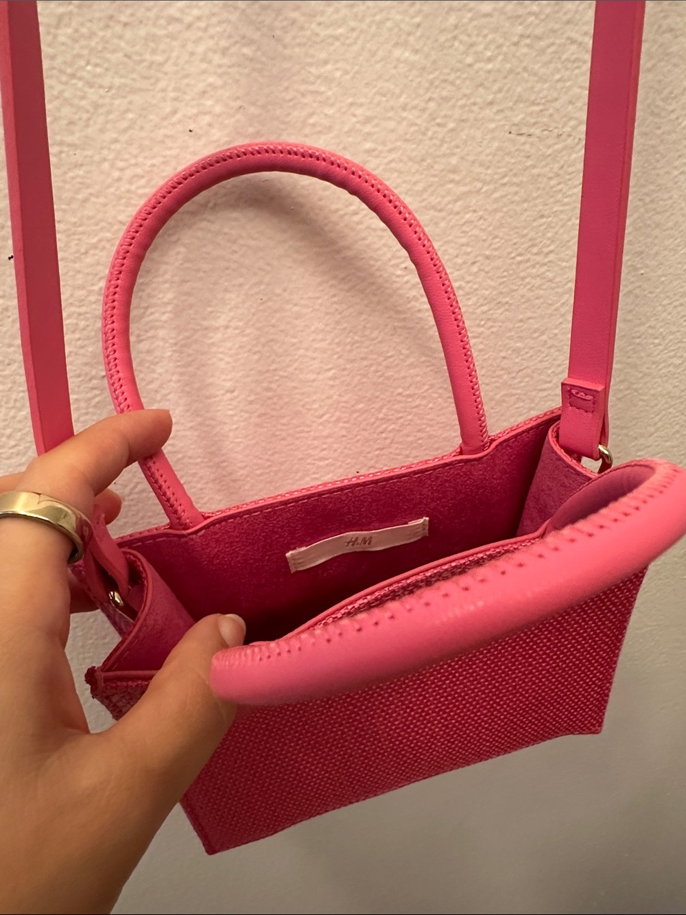 H&M Hot Pink Mini Crossbody Bag - Picture 2 of 2